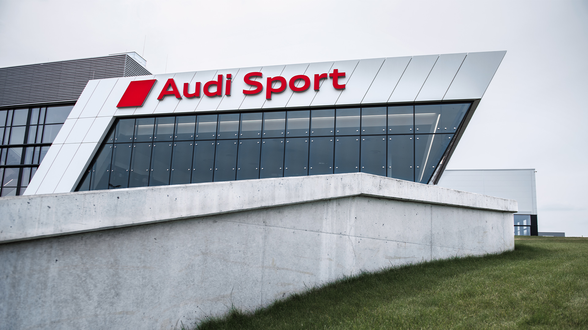 Het hoofdkantoor van Audi-Sport.