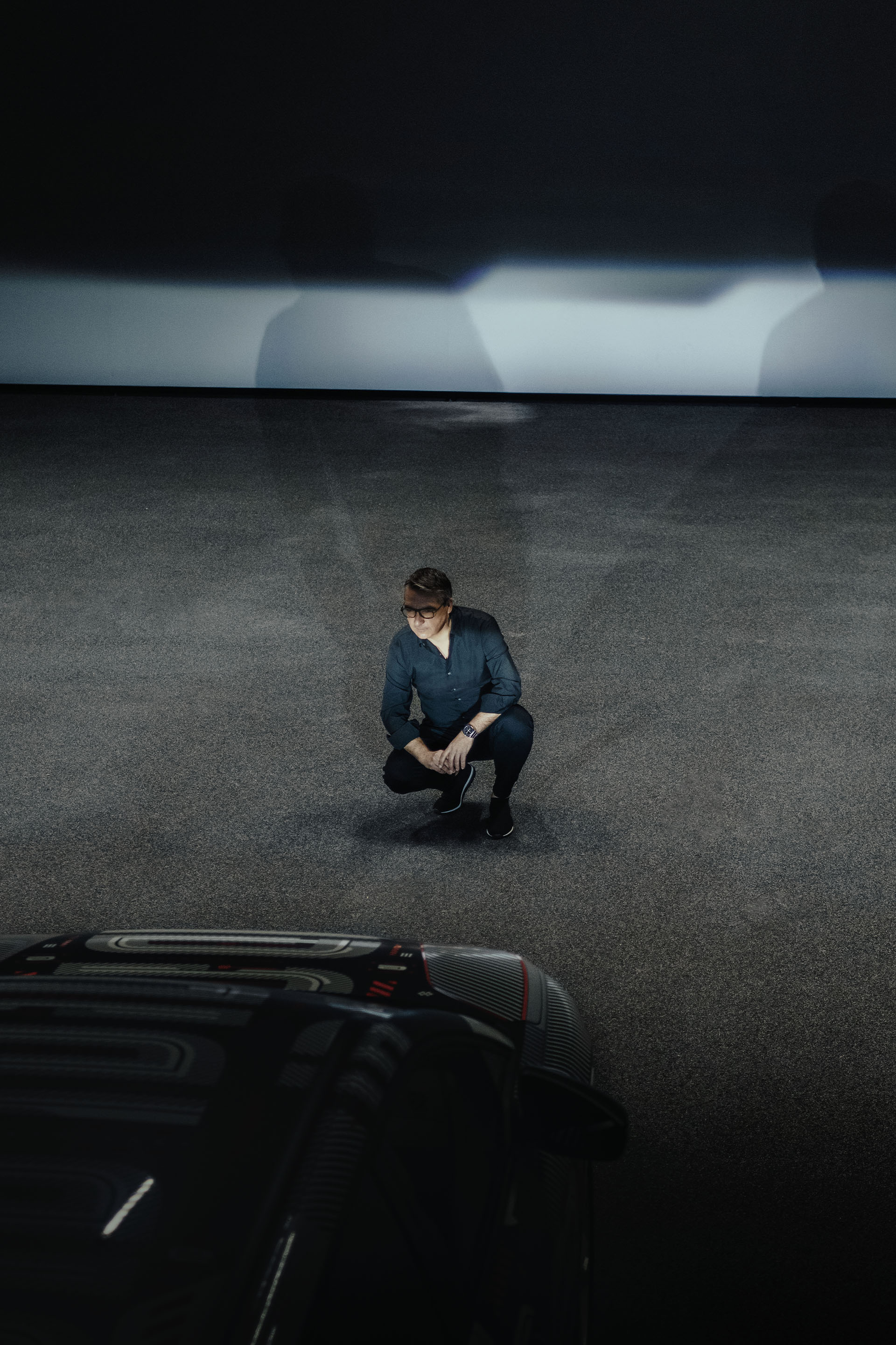 César Muntada, Head of Light Design bij Audi, hoopt via de koplampen een relatie met de kijker aan te gaan.