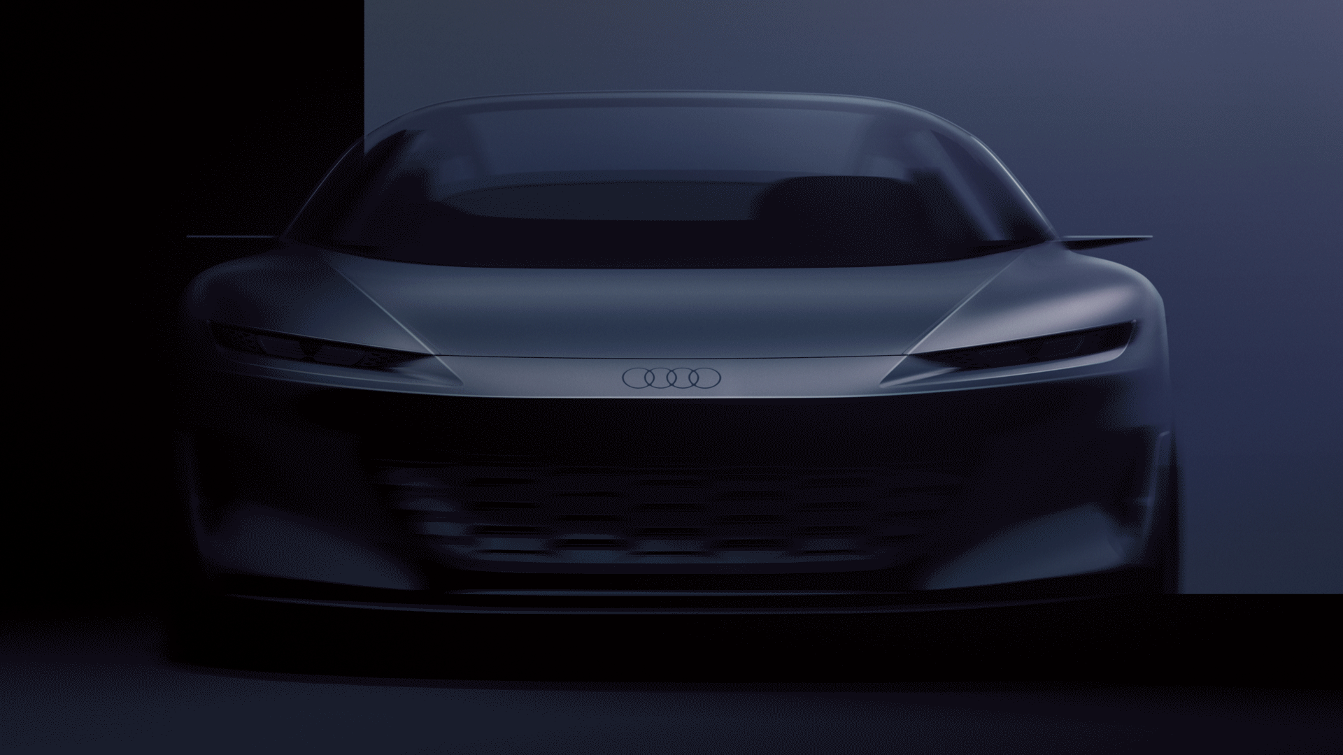 De Audi grandsphere concept opent zijn ogen