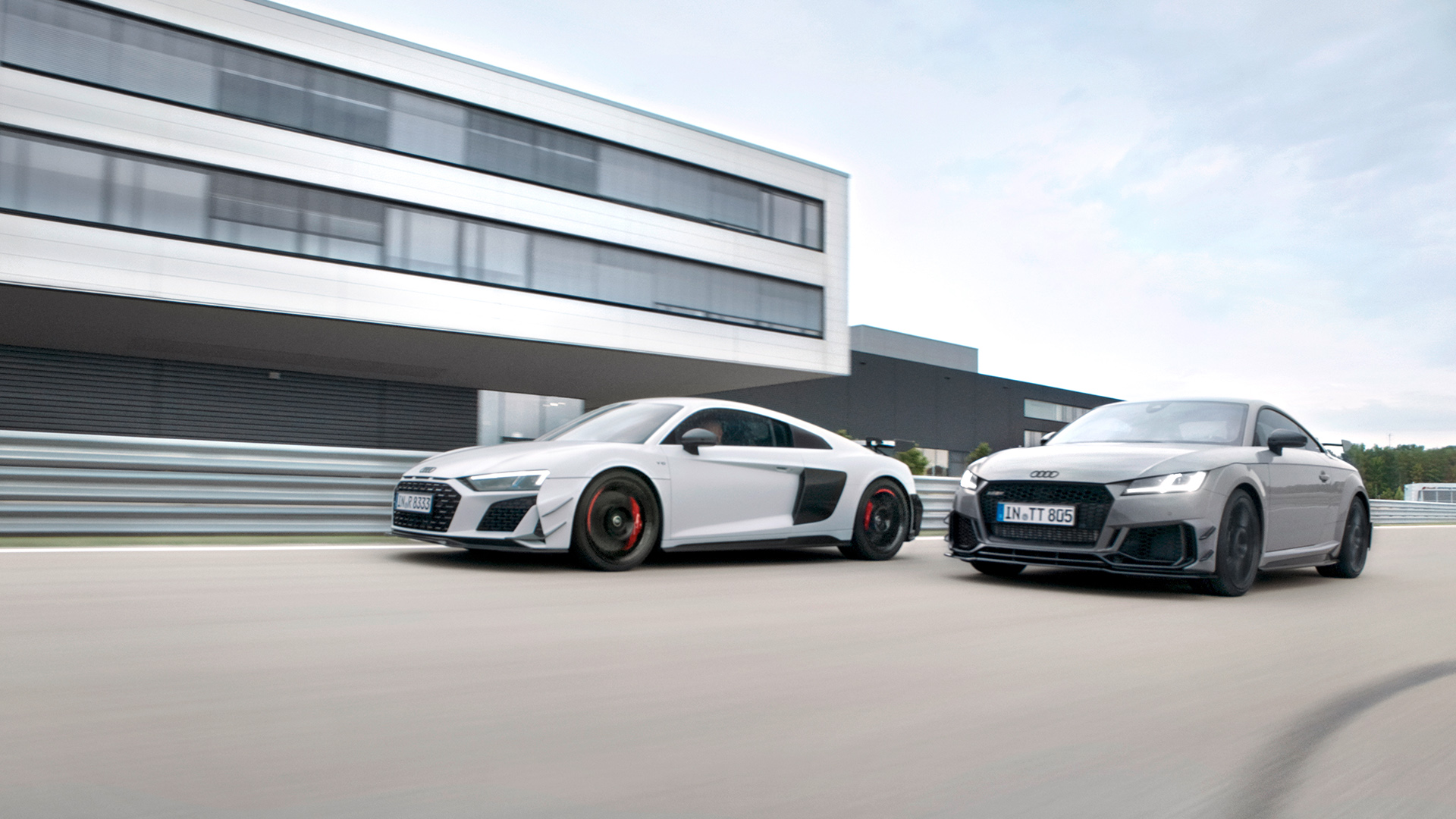 Audi R8 GT en Audi TT RS Coupé